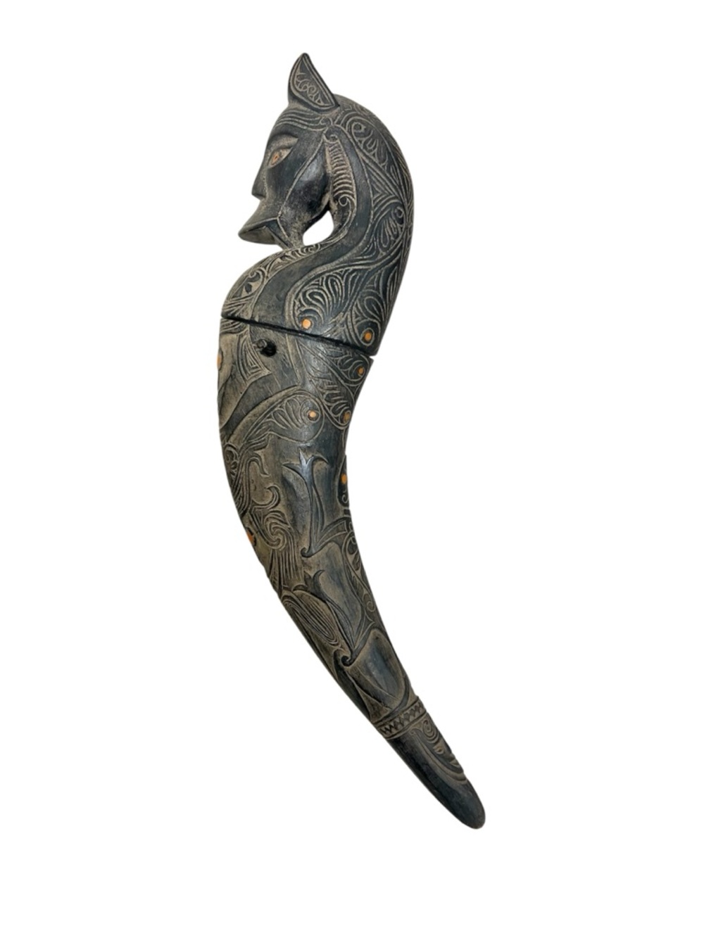 Oceanic Naga morsarang (medicine horn)